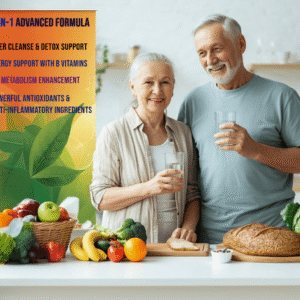 Couple preparing fresh vegetables — liver-friendly nutrition with Liver Care capsules