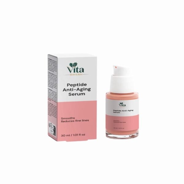 Peptide Anti-Aging Serum bottle with its packaging